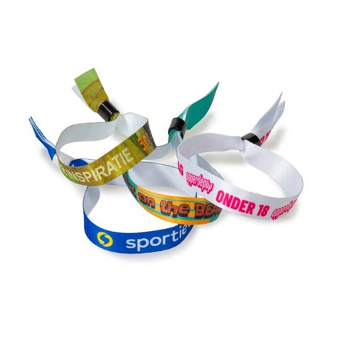 Festivalbandjes bedrukken met eigen logo